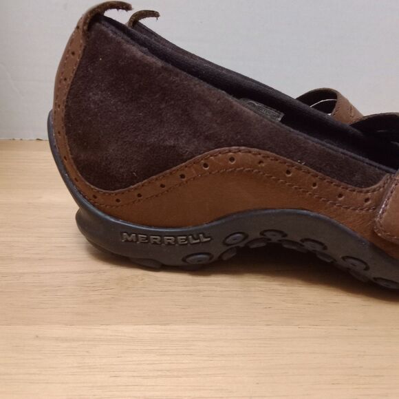 Women's Merrell Plaza Bandeau Mary Jane Expresso Brown Comfort Shoe Size 8 - Picture 2 of 12